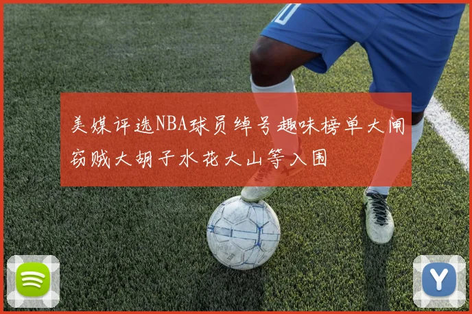 美媒评选NBA球员绰号趣味榜单大闸窃贼大胡子水花大山等入围