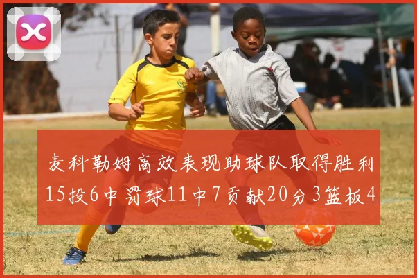 麦科勒姆高效表现助球队取得胜利15投6中罚球11中7贡献20分3篮板4助攻